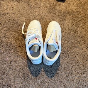 Reebok Kids White and Red Sneakers